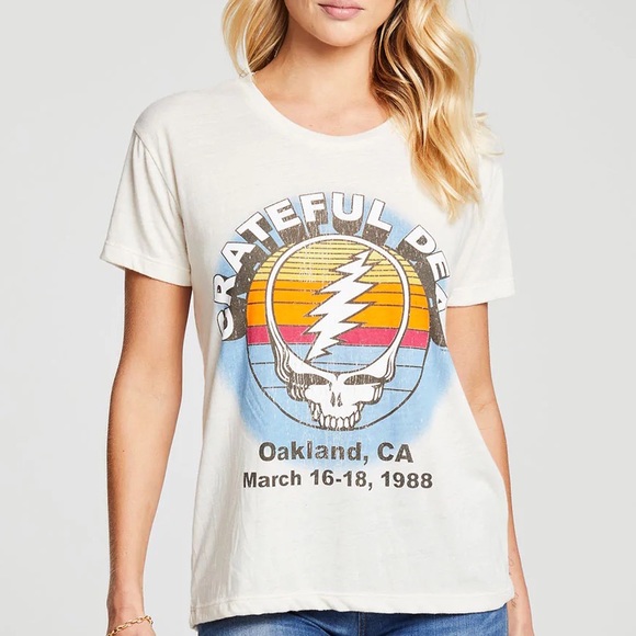 Chaser Grateful Dead 1988 Oakland California Band Tour Tee - Picture 2 of 2